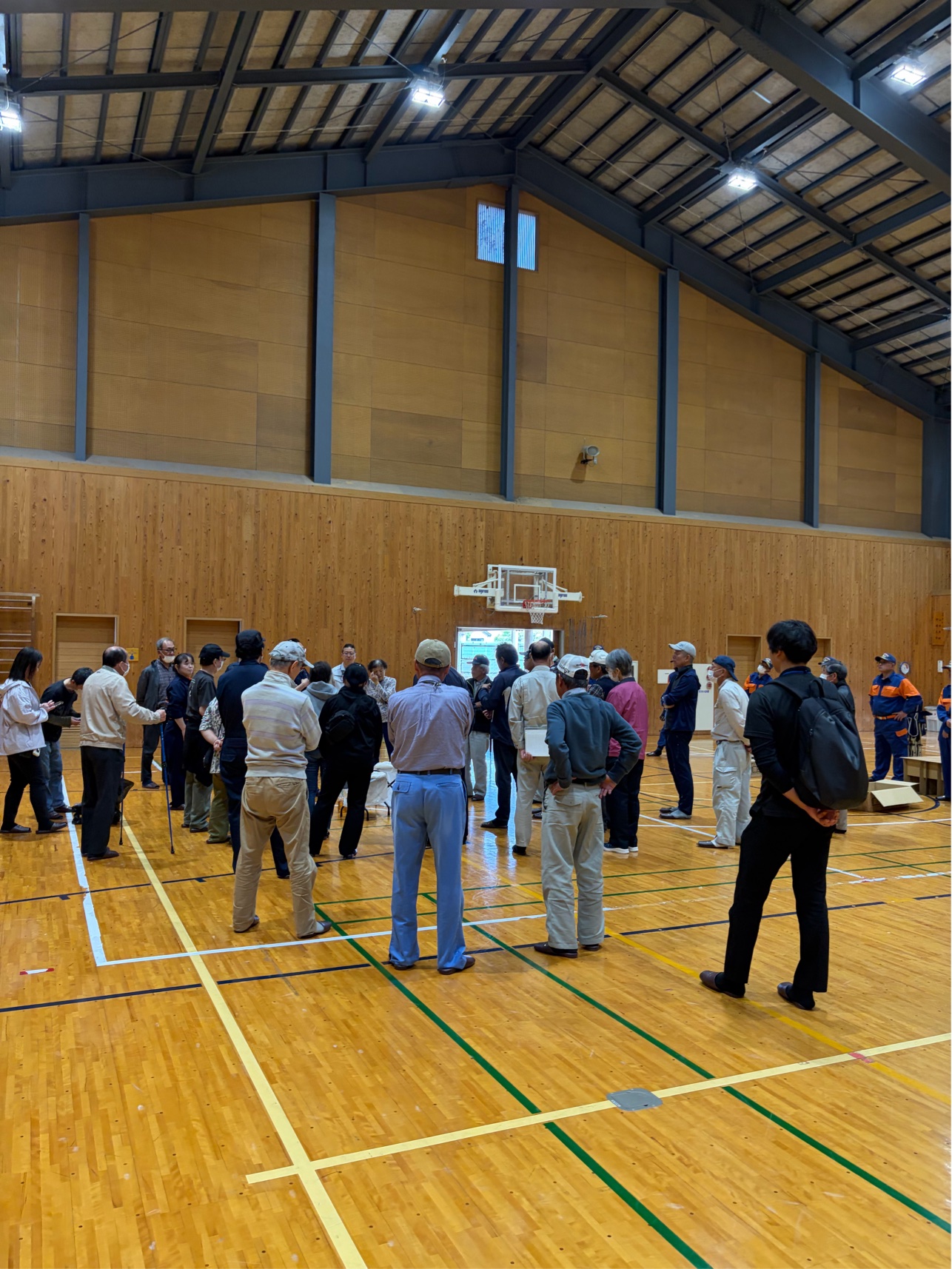 マンホールトイレ設置説明会